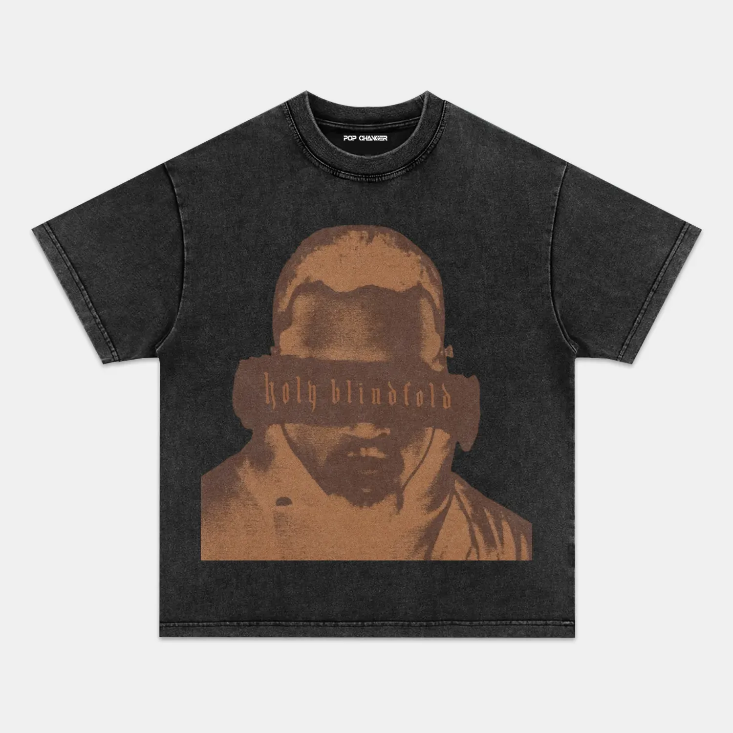 HOLY BLINDFOLD - CHRIS BROWN TEE - POPCHANGER