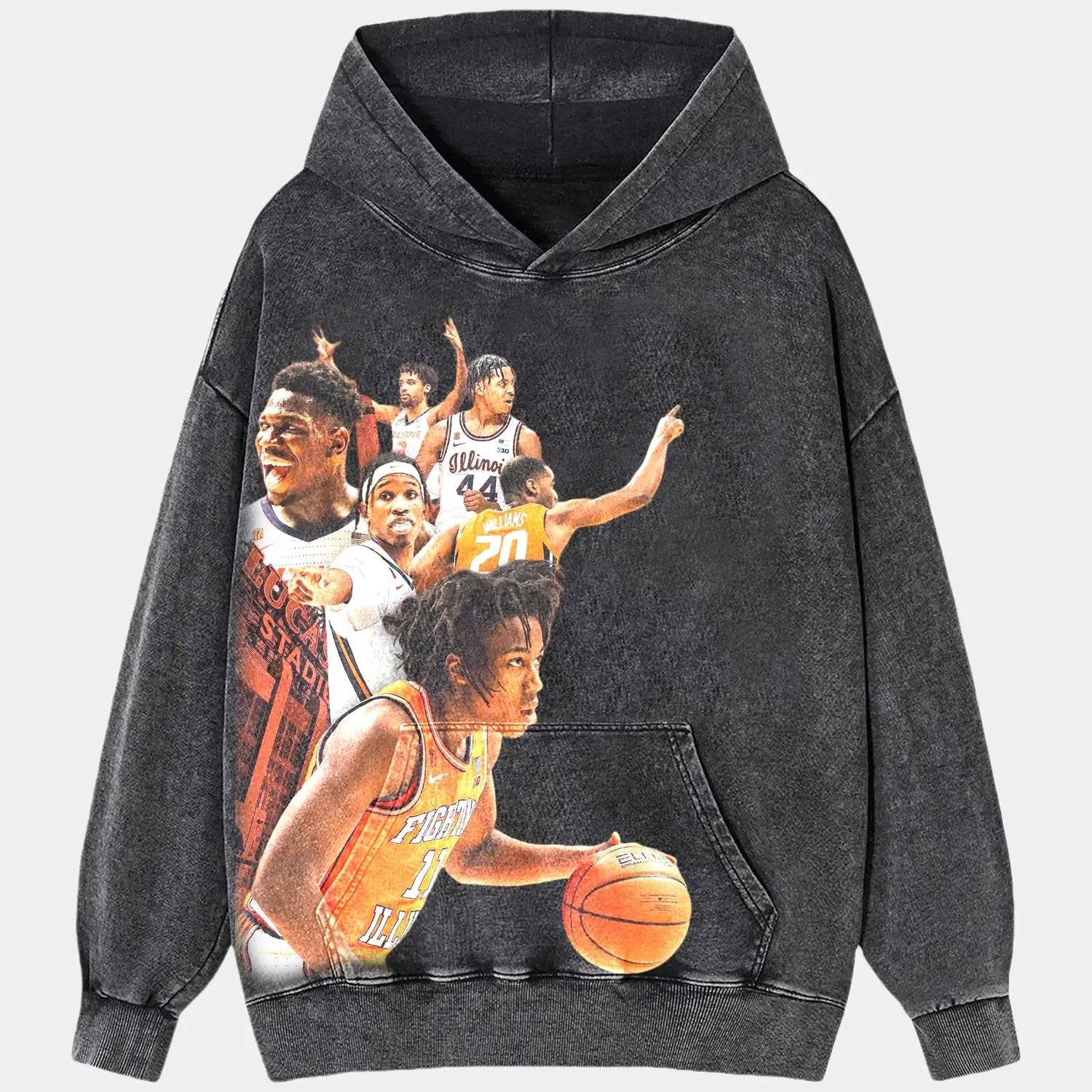 Illinois Bsketball Tee