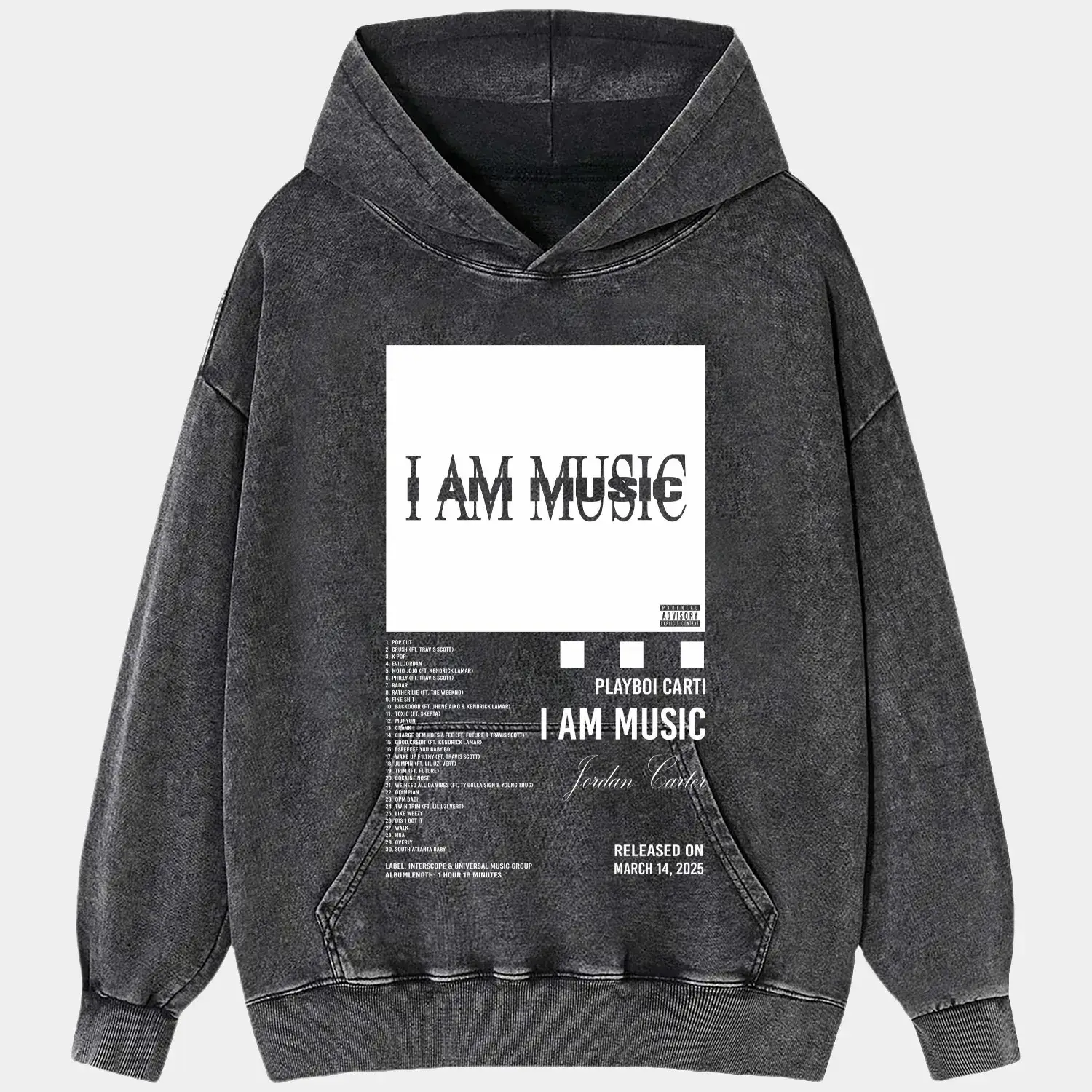 I AM MUSIC PLAYBOI CARTI TEE - POPCHANGER