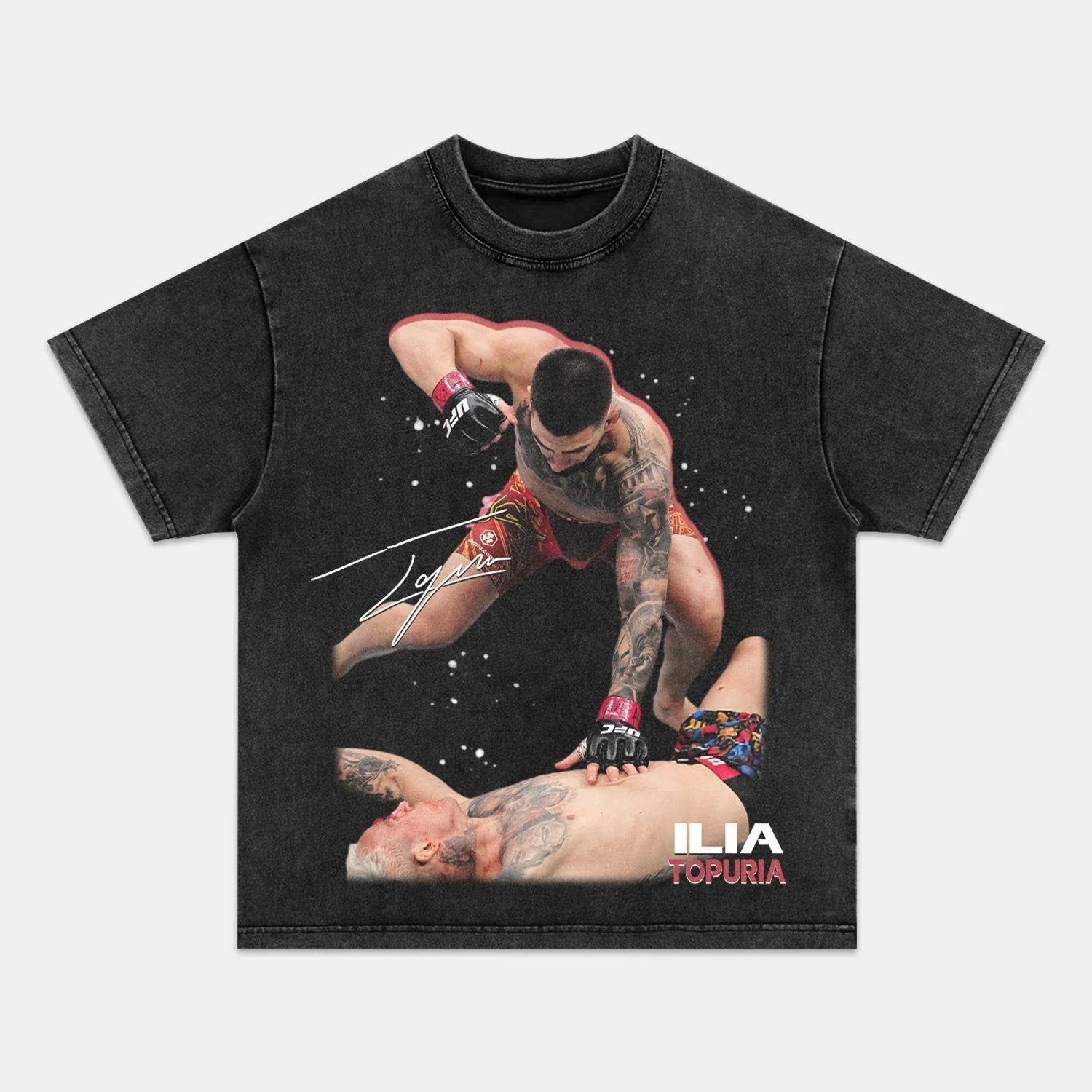 ILIA TOPURIA VS CHARLES OLIVEIRA TEE - POPCHANGER