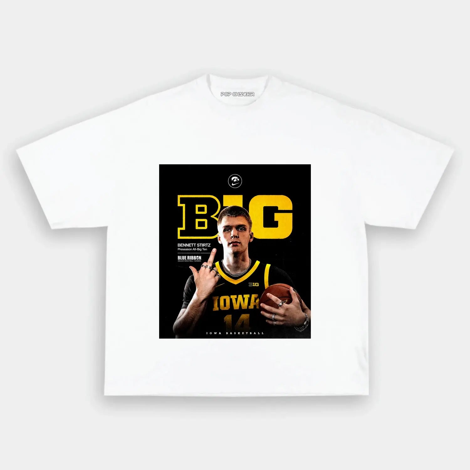 Iowa Hawkeyes Basketball 1.0 Tee