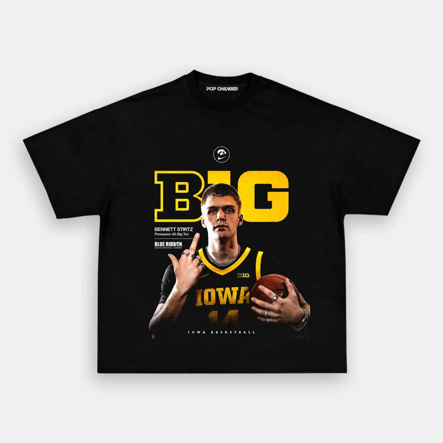 Iowa Hawkeyes Basketball 1.0 Tee