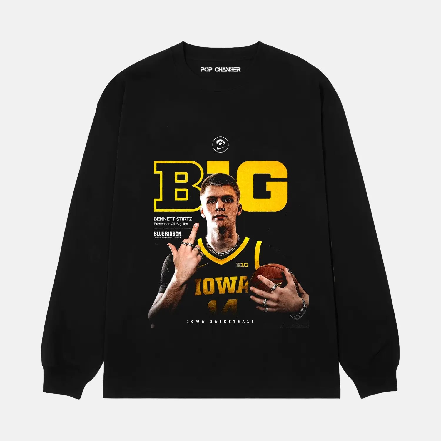 Iowa Hawkeyes Basketball 1.0 Tee