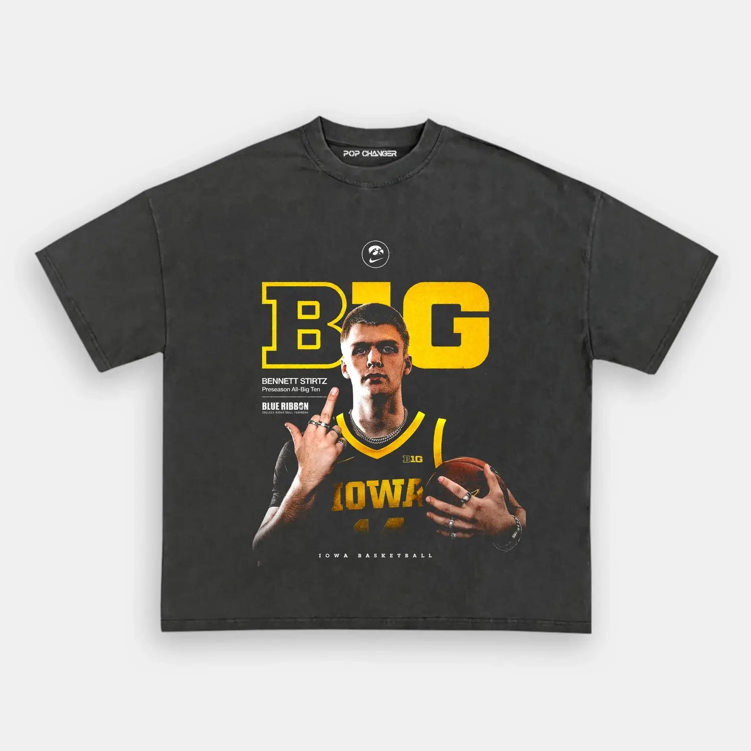 Iowa Hawkeyes Basketball 1.0 Tee
