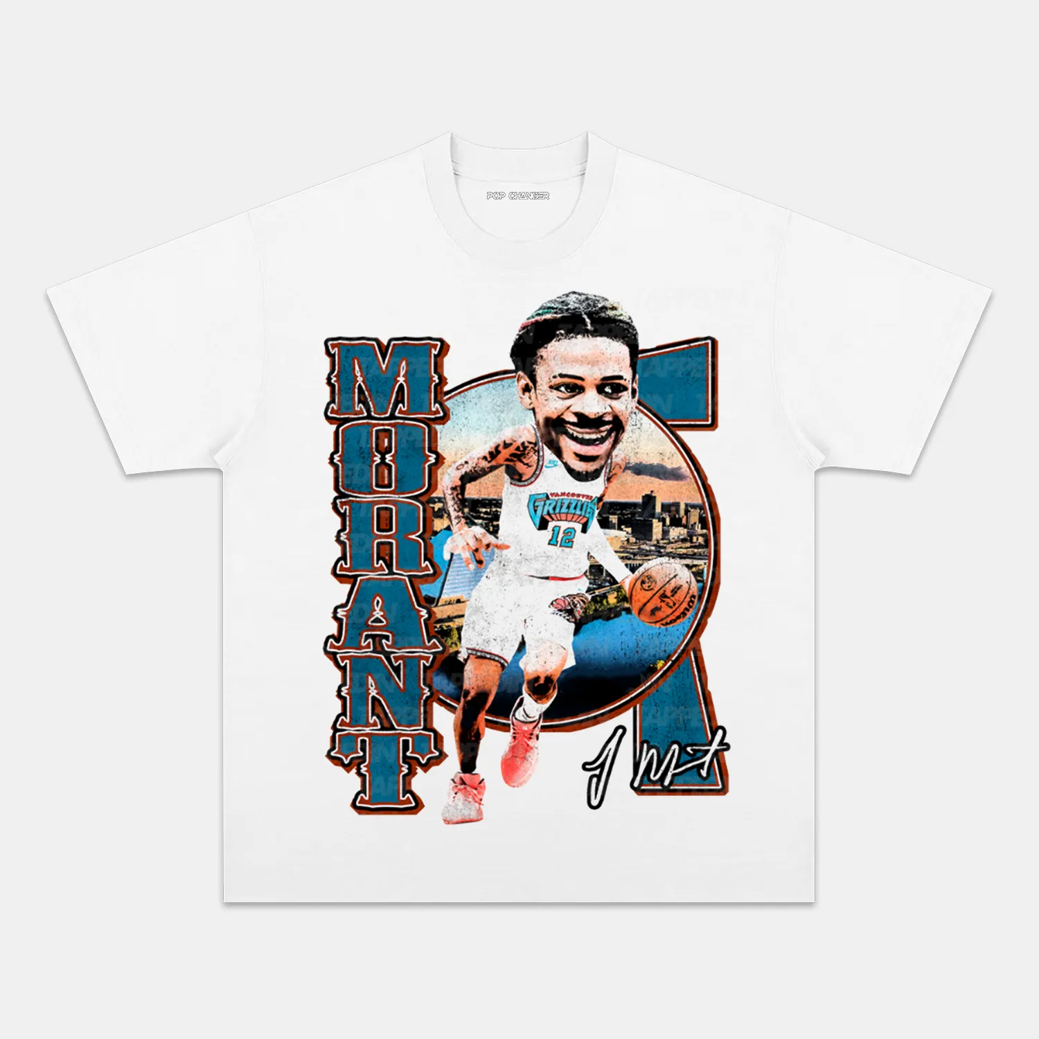 JA MORANT BIG HEAD TEE - POPCHANGER