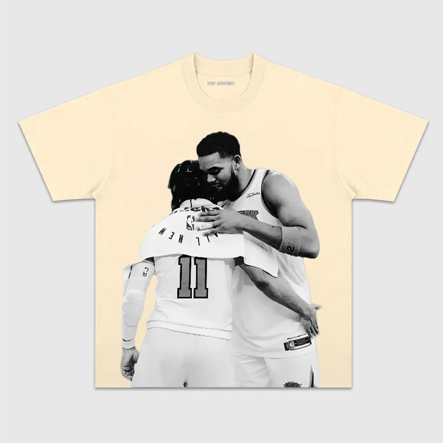 JALEN BRUNSON AND TOWNS TEE - POPCHANGER