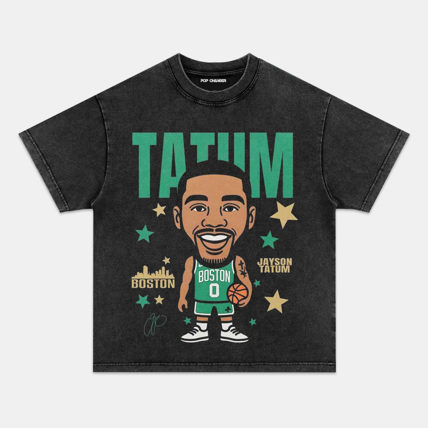 JAYSON TATUM CARTOON TEE - POPCHANGER