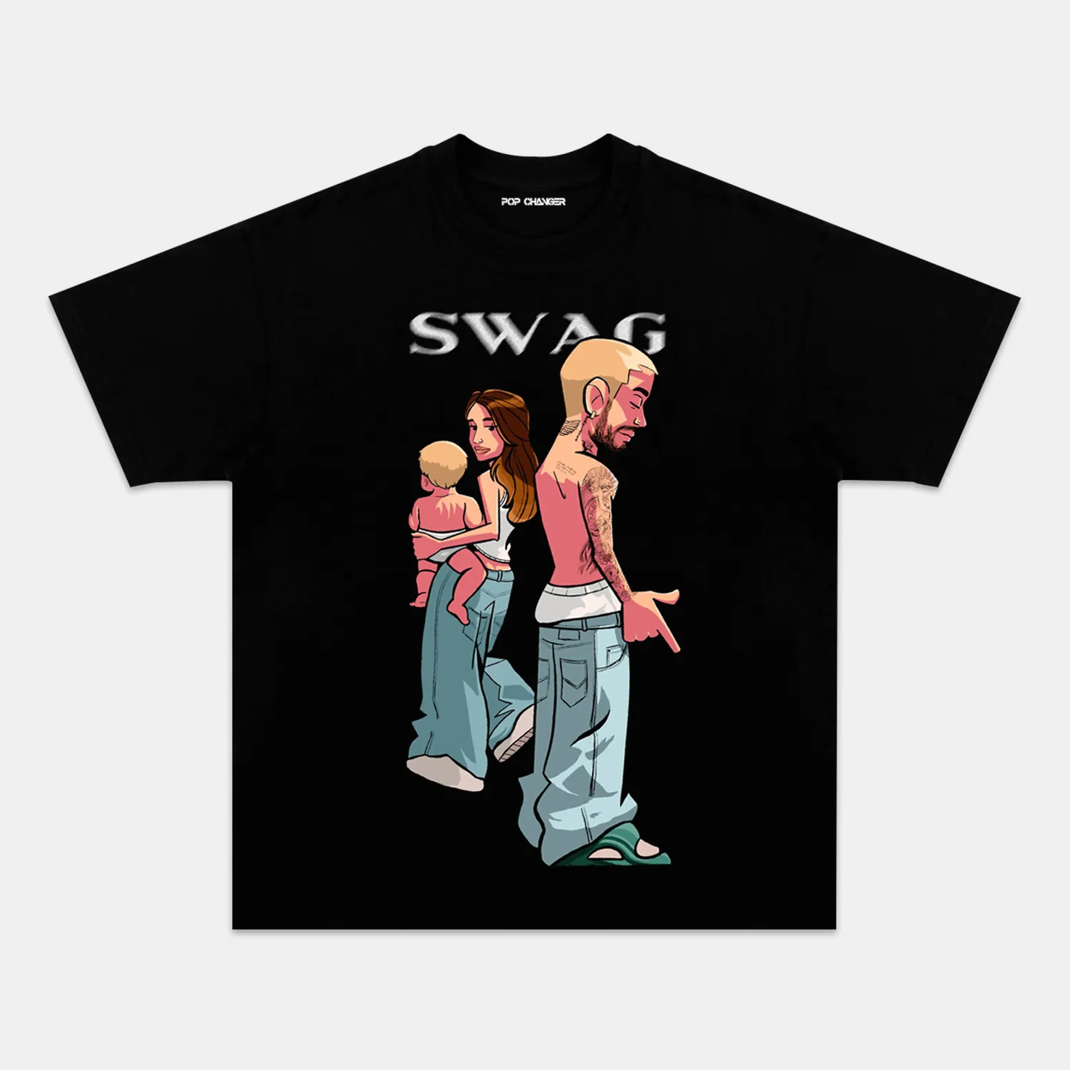 JUSTIN BIEBER & SWAG 2025 TEE 1.0 - POPCHANGER