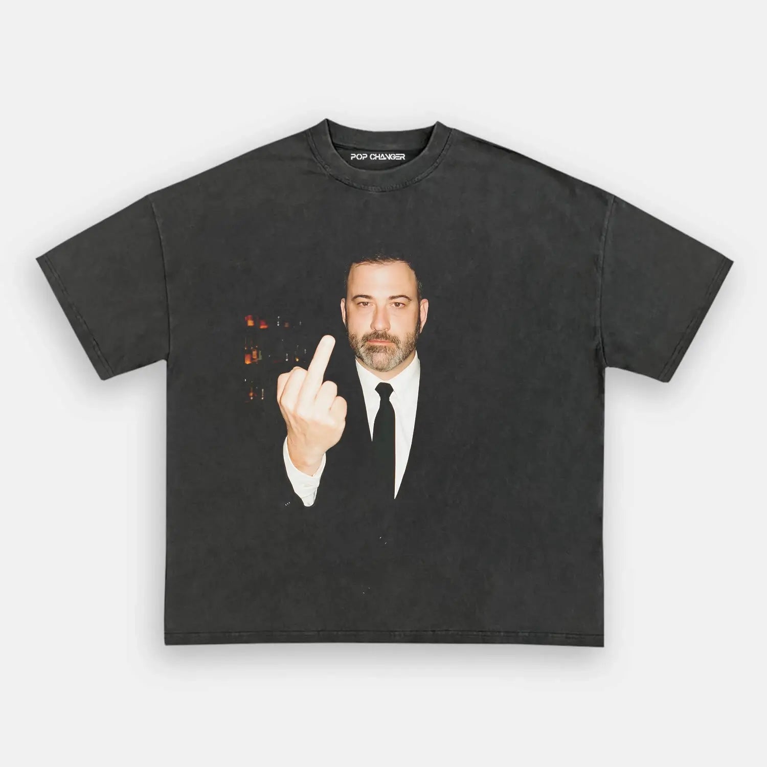 Jimmy Kimmel Middle Finger Tee - POPCHANGER
