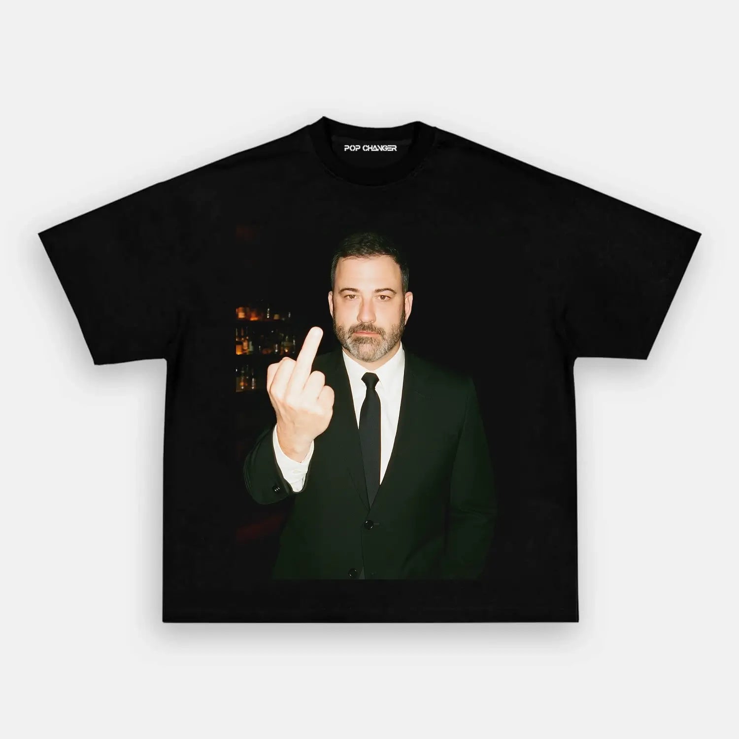 Jimmy Kimmel Middle Finger Tee - POPCHANGER