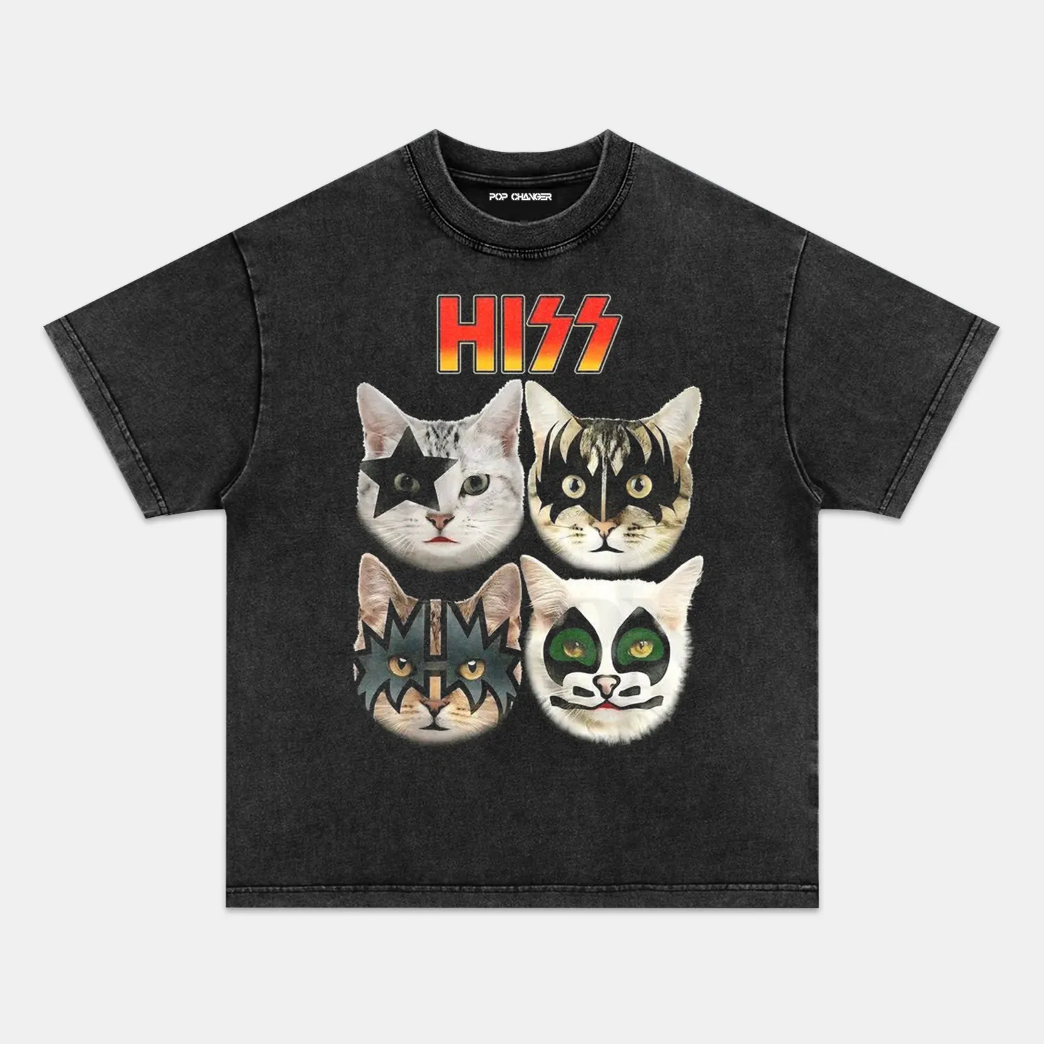 KISS CAT TEE - POPCHANGER