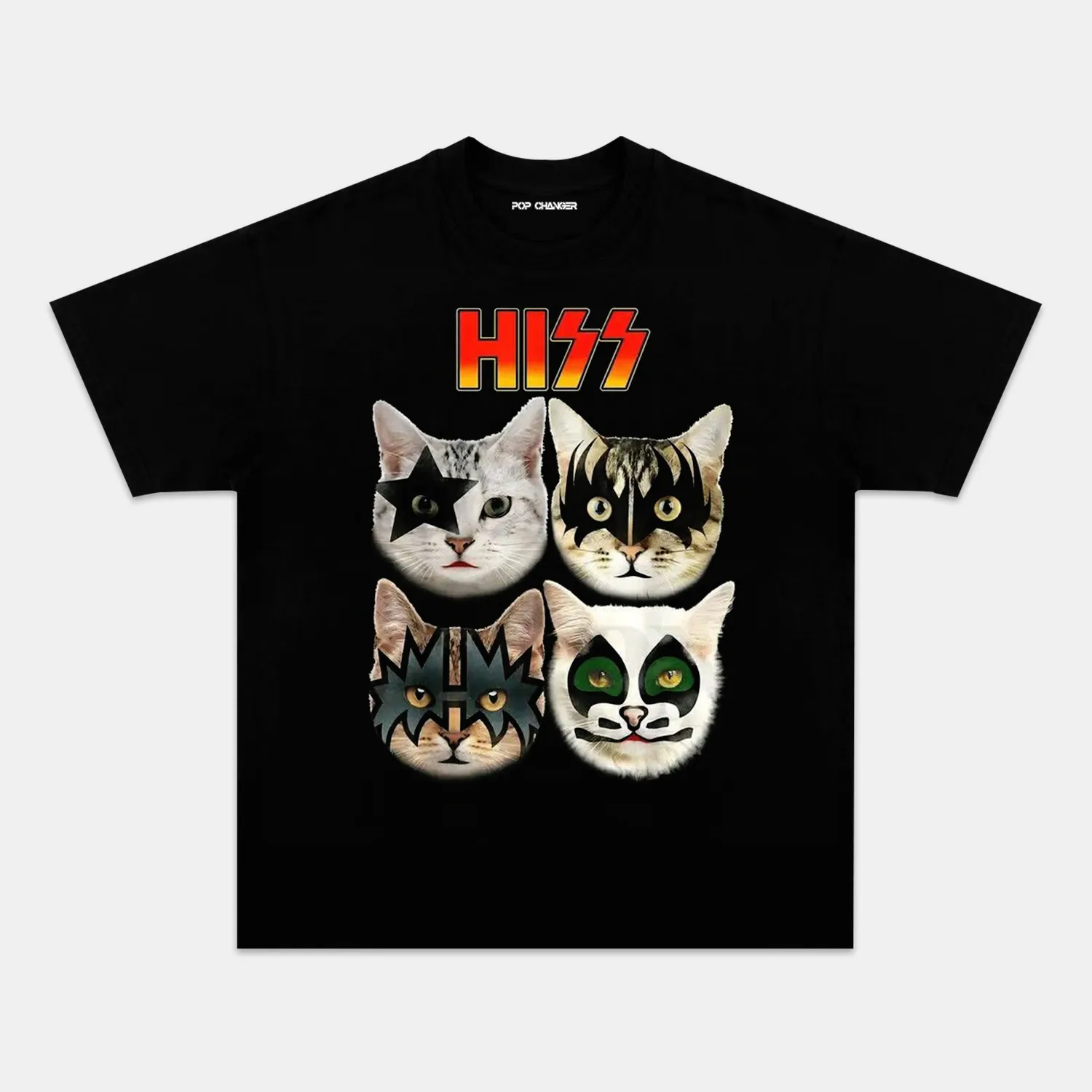 KISS CAT TEE - POPCHANGER