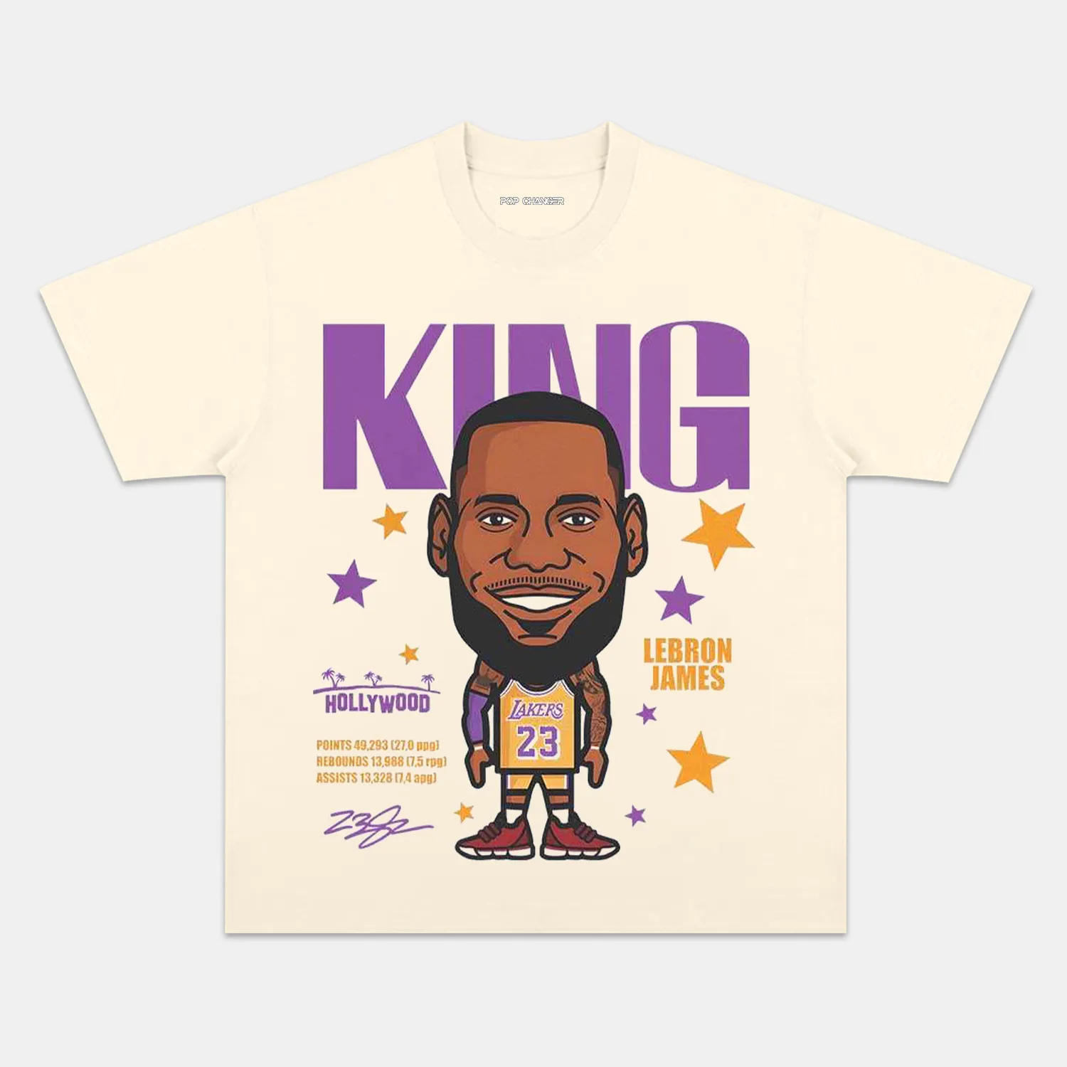LEBRON JAMES TEE - POPCHANGER