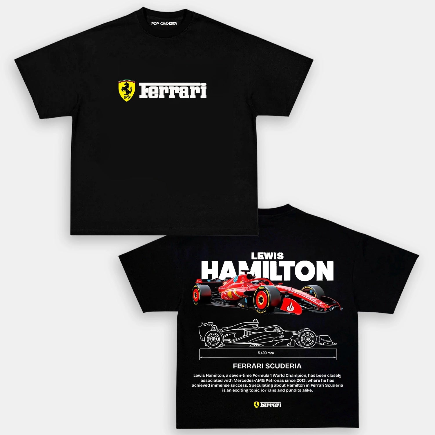Lewis Hamilton Ferrari Tee - [DS]