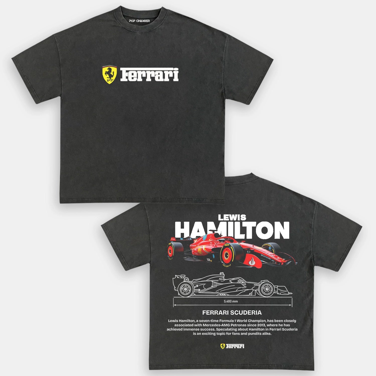 Lewis Hamilton Ferrari Tee - [DS]