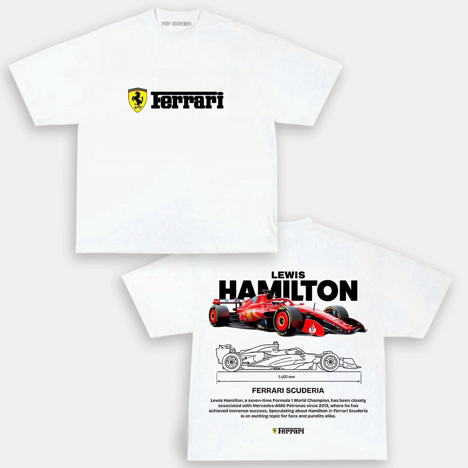 Lewis Hamilton Ferrari Tee - [DS]