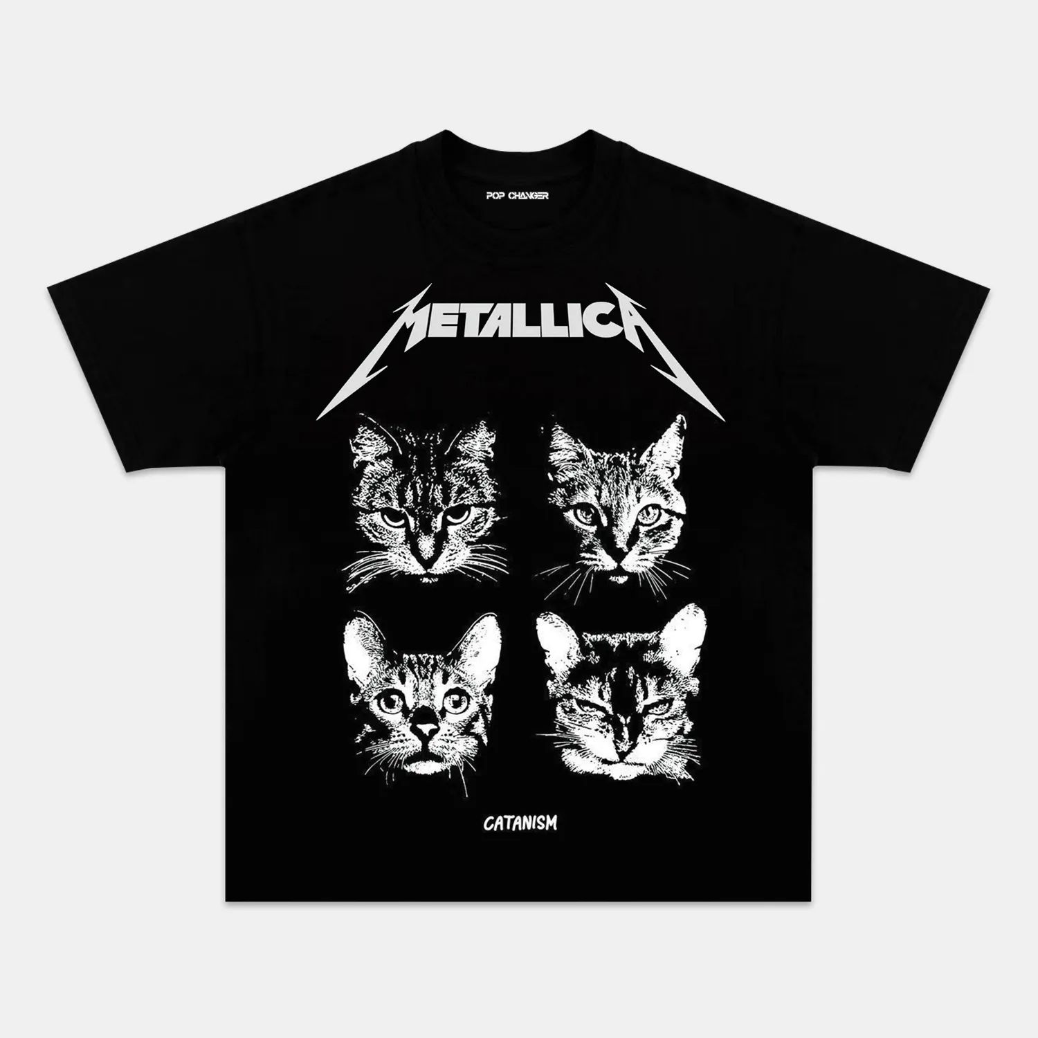 METALLICA CAT TEE - POPCHANGER