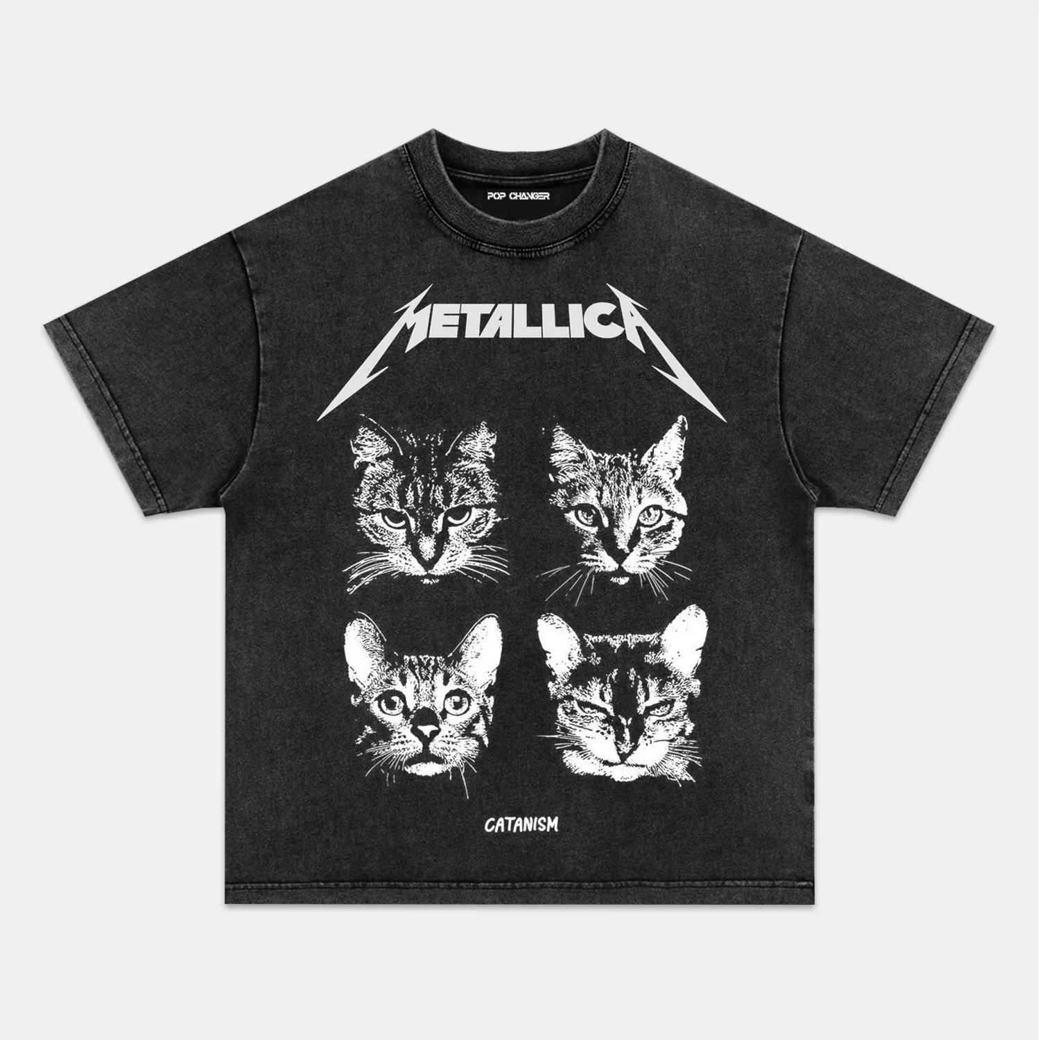 METALLICA CAT TEE - POPCHANGER