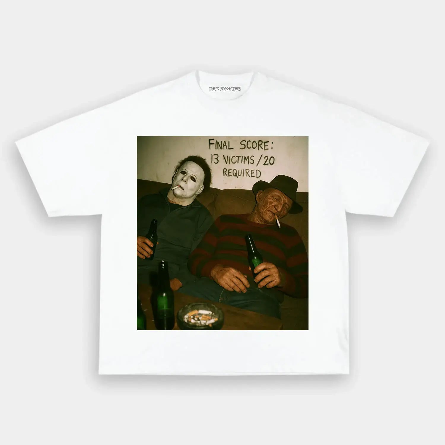 Michael Myers & Freddy Krueger T-SHIRT - POPCHANGER