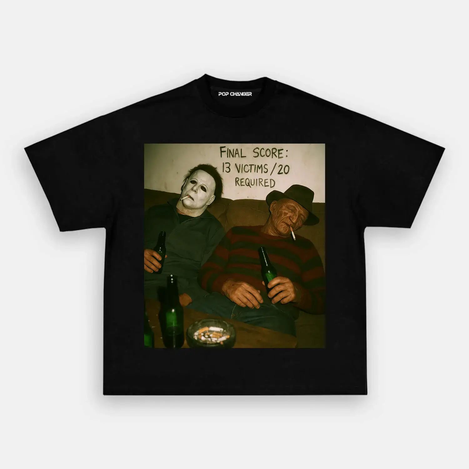 Michael Myers & Freddy Krueger T-SHIRT - POPCHANGER