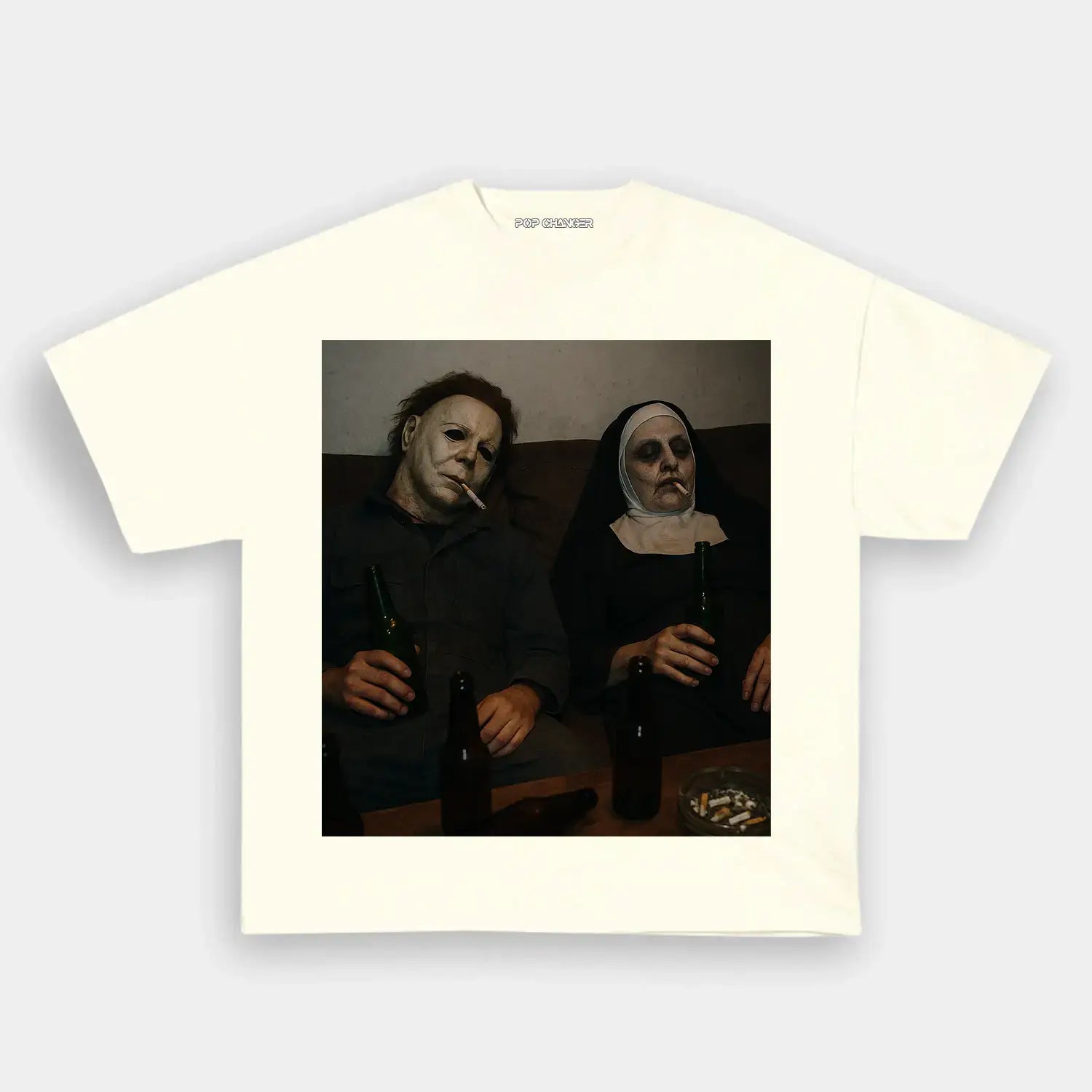 Michael Myers & Nun T-SHIRT - POPCHANGER