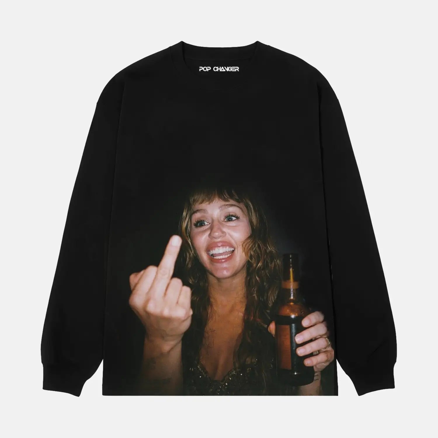 Miley Cyrus Drinks Beer Tee