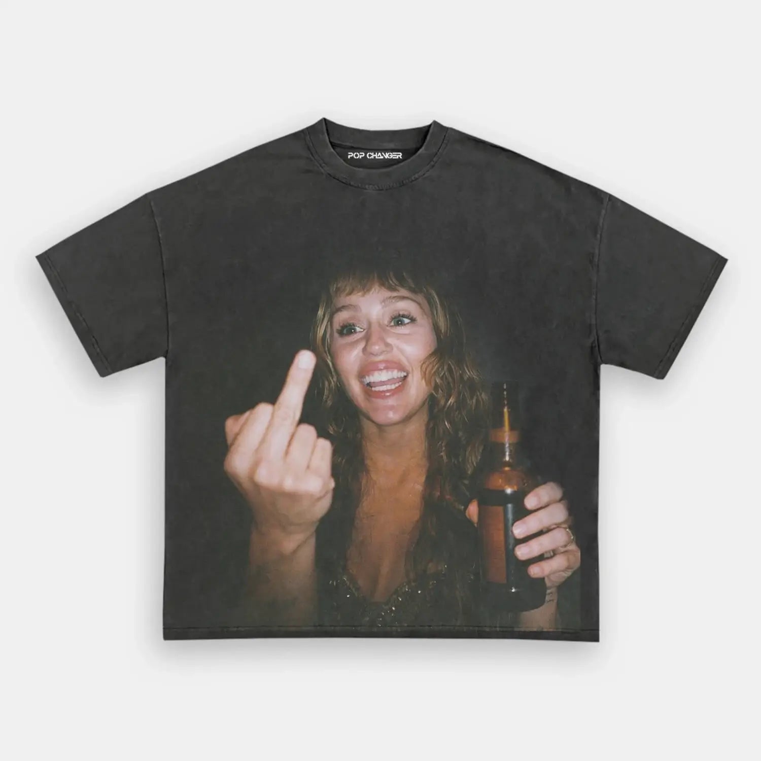 Miley Cyrus Drinks Beer Tee