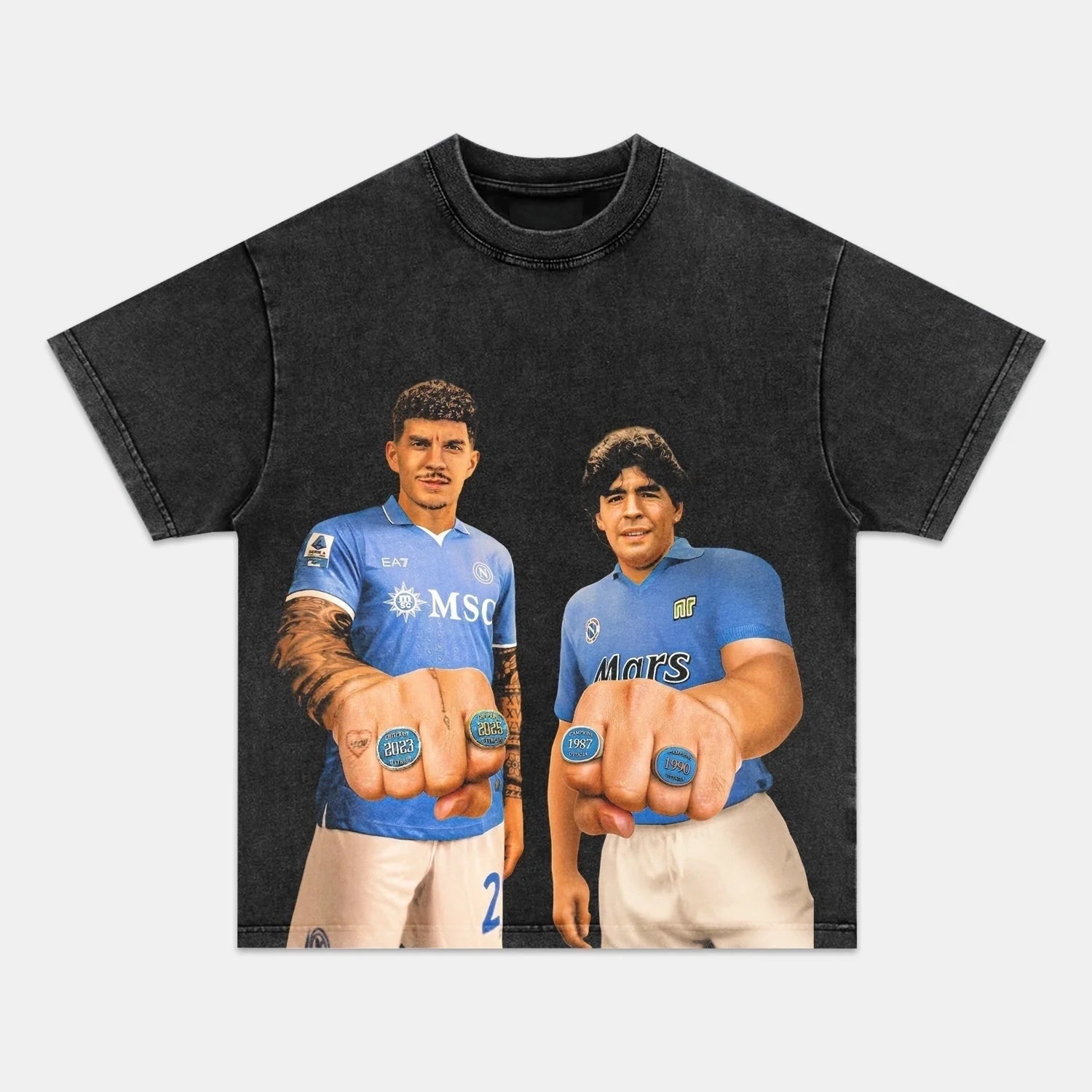 NAPOLI WIN 4TH SERIE A TITLE TEE 08.30 5.0 - POPCHANGER