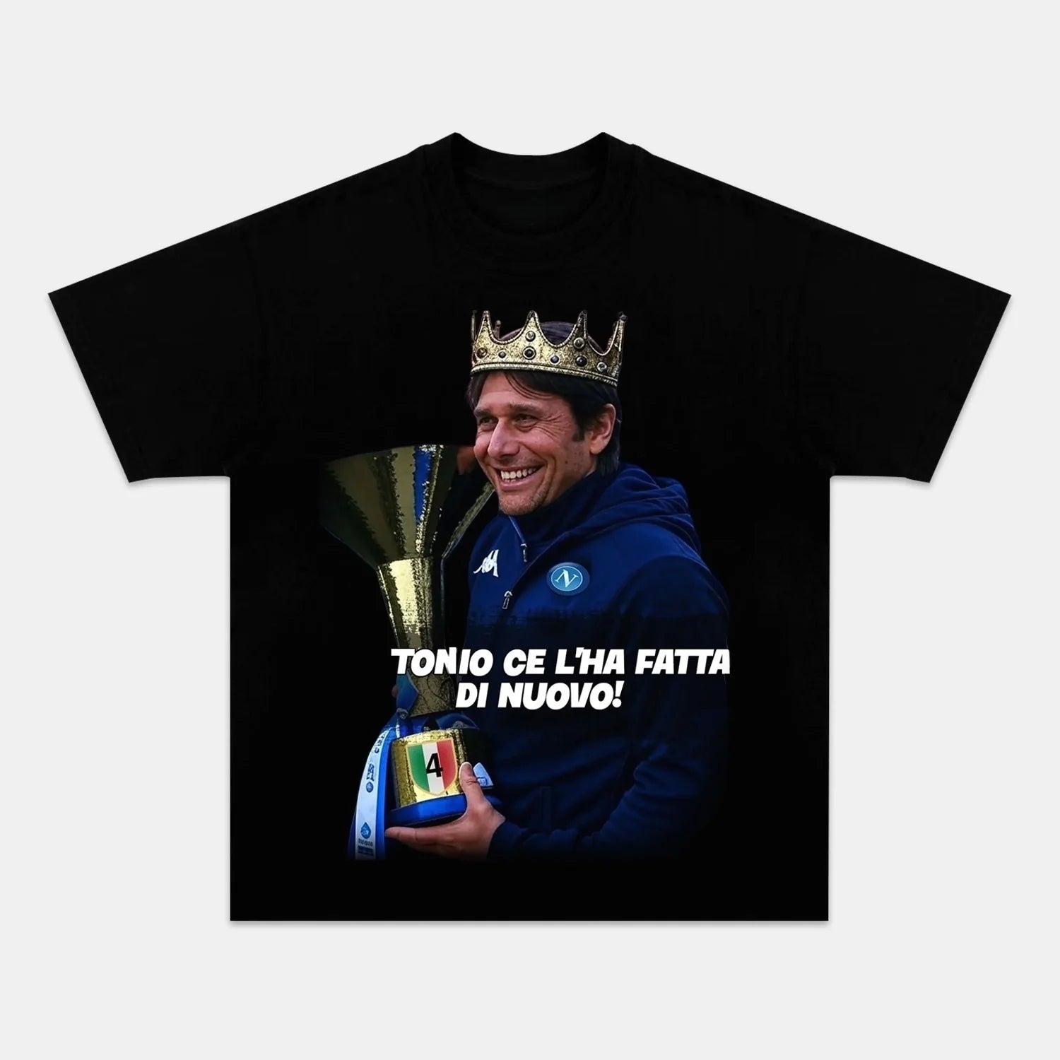 NAPOLI WIN 4TH SERIE A TITLE TEE 08.30 6.0 - POPCHANGER