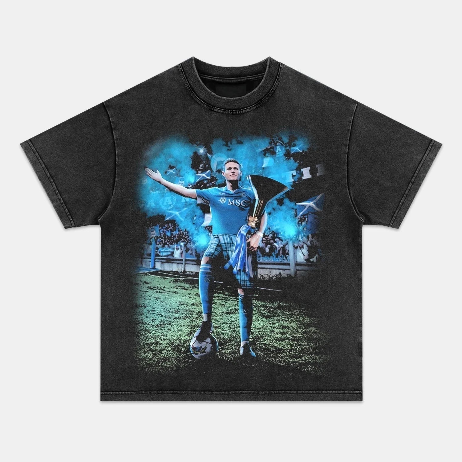 NAPOLI WIN 4TH SERIE A TITLE TEE 08.30 7.0 - POPCHANGER