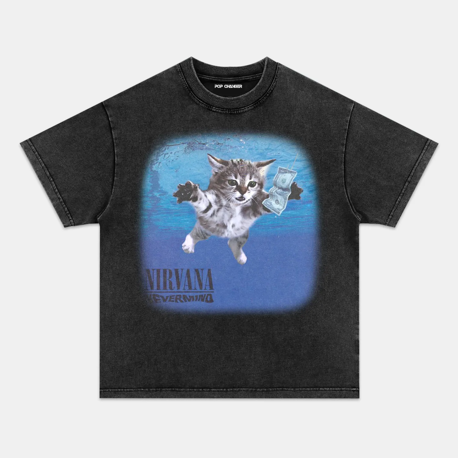 NIRVANA CAT TEE 1.0 - POPCHANGER