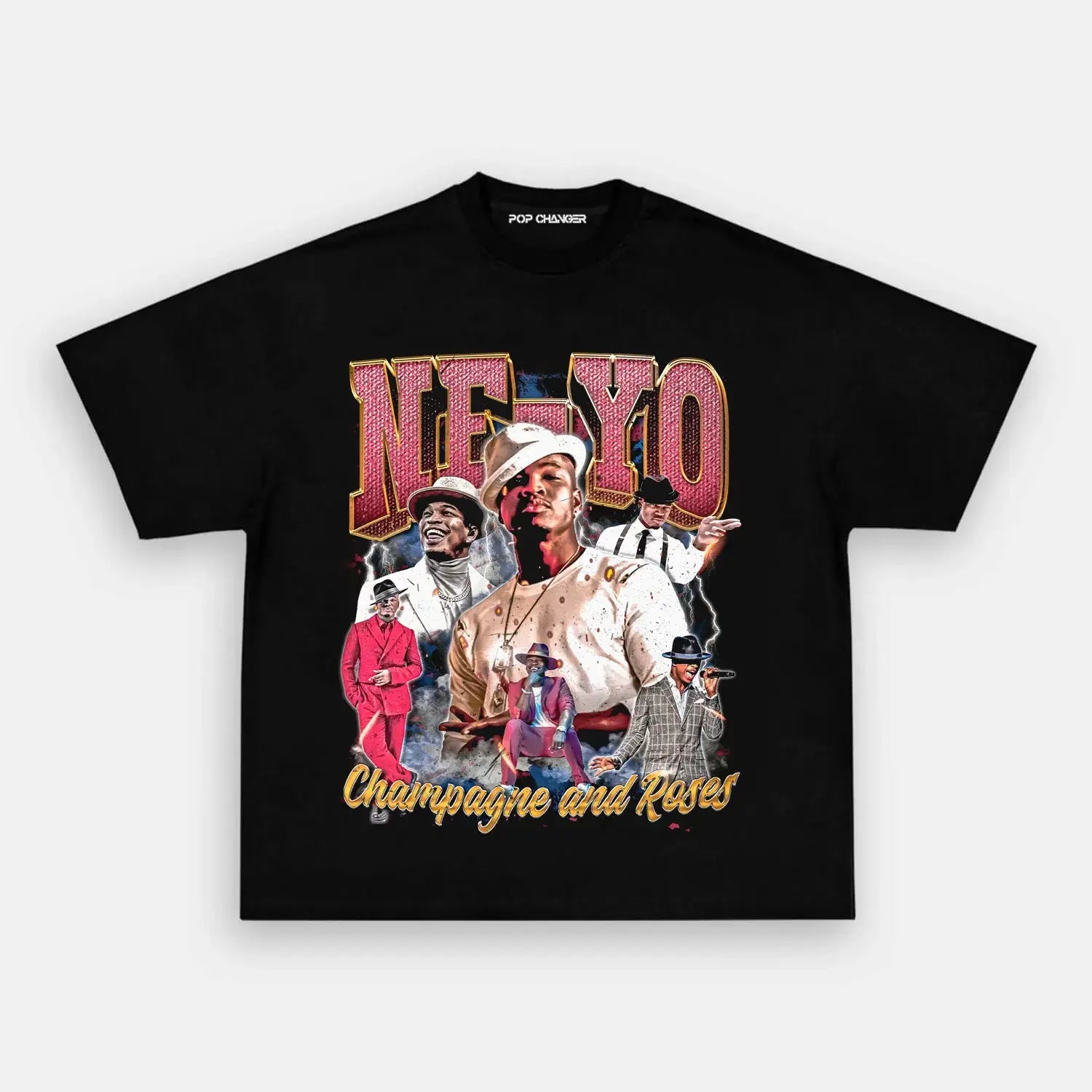 Neyo 'Champagne and Roses' Tee - POPCHANGER