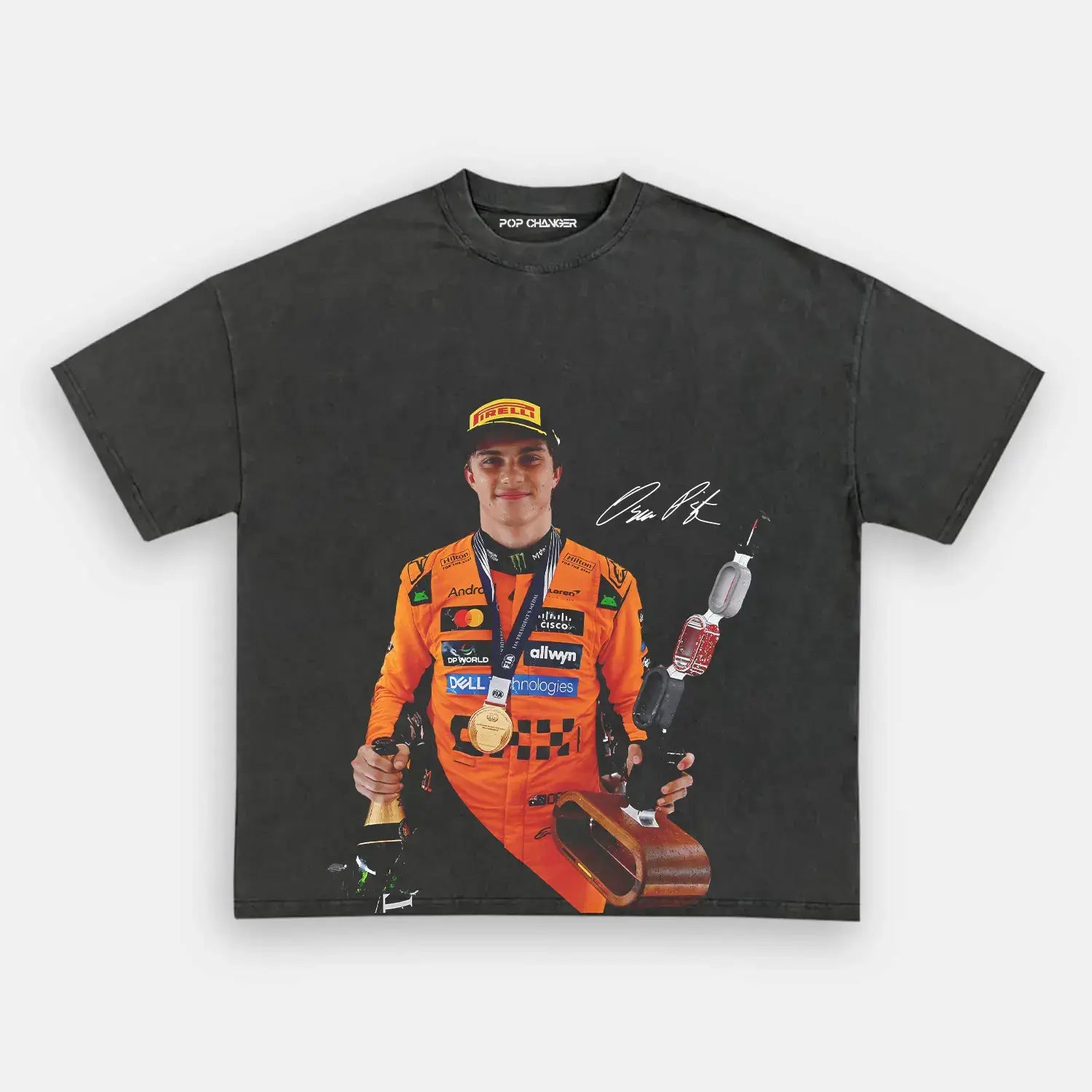Oscar Piastri Tee 5.0 - POPCHANGER