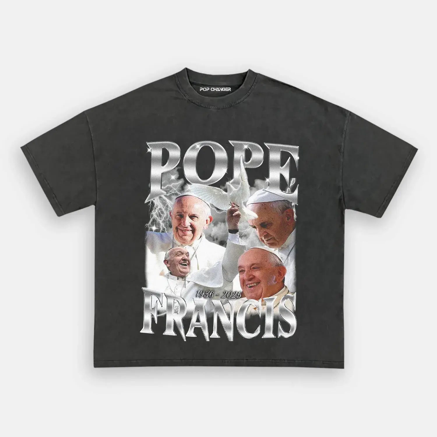POPE FRANCIS GRAPHIC TEE - POPCHANGER