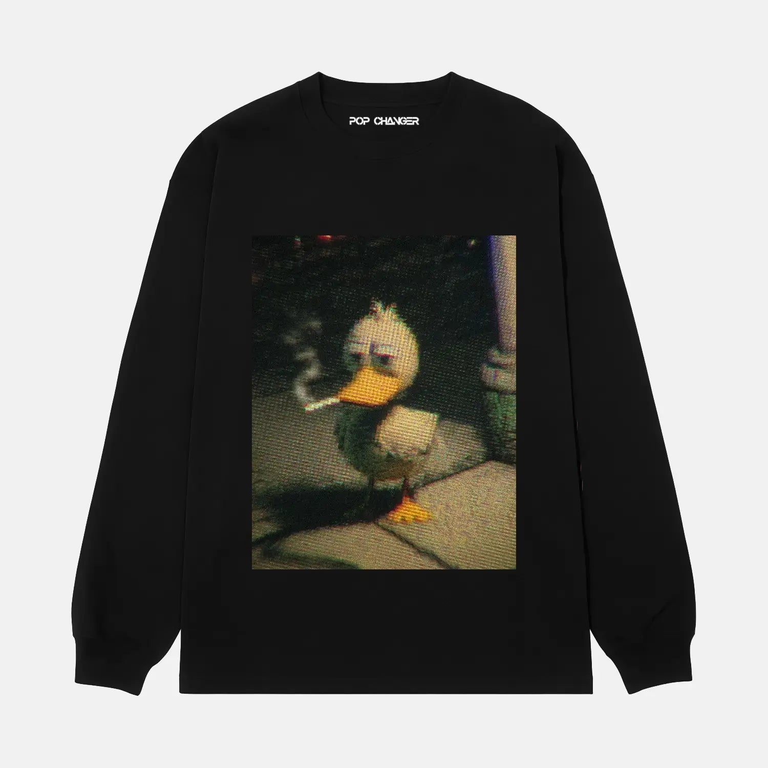 Pixelated Melancholy Duck