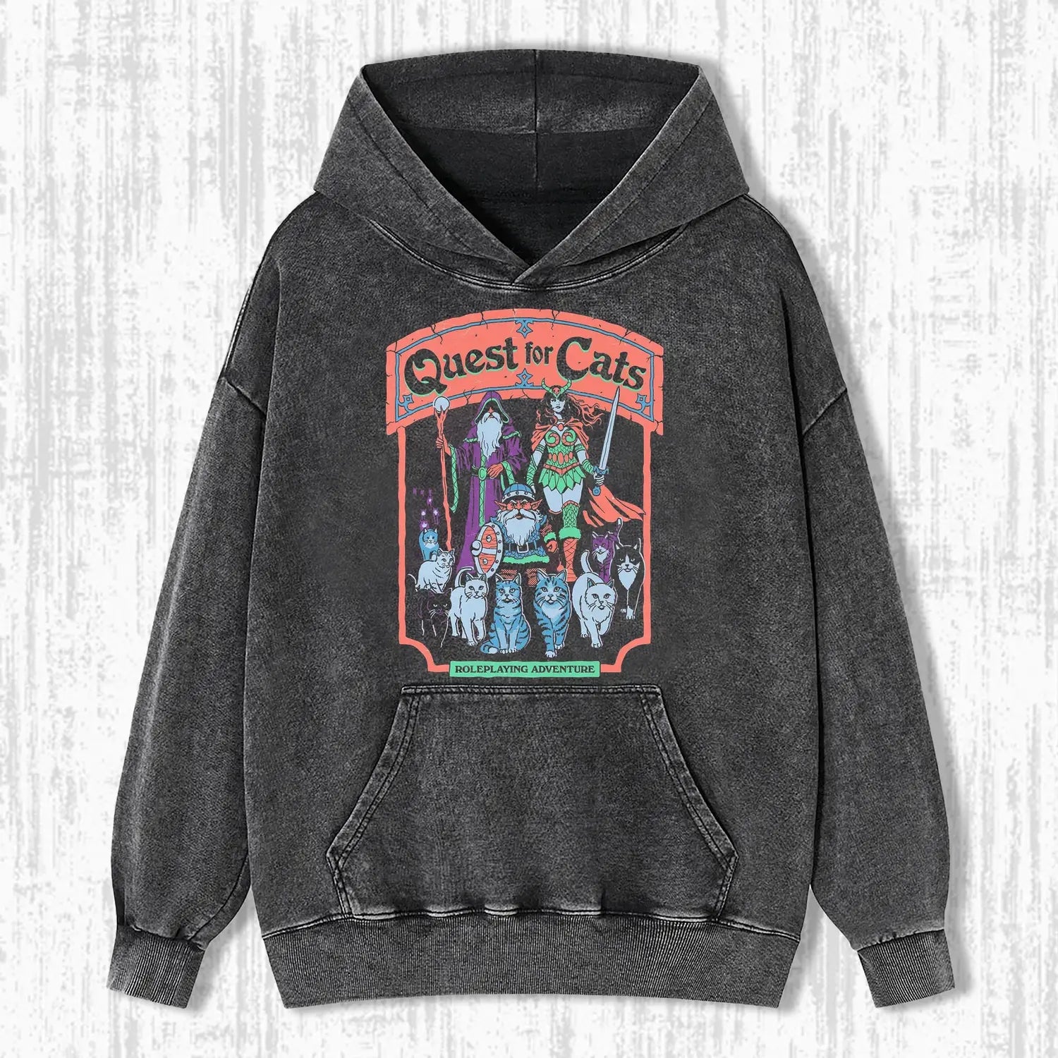 QUEST FOR CATS T-SHIRT - POPCHANGER