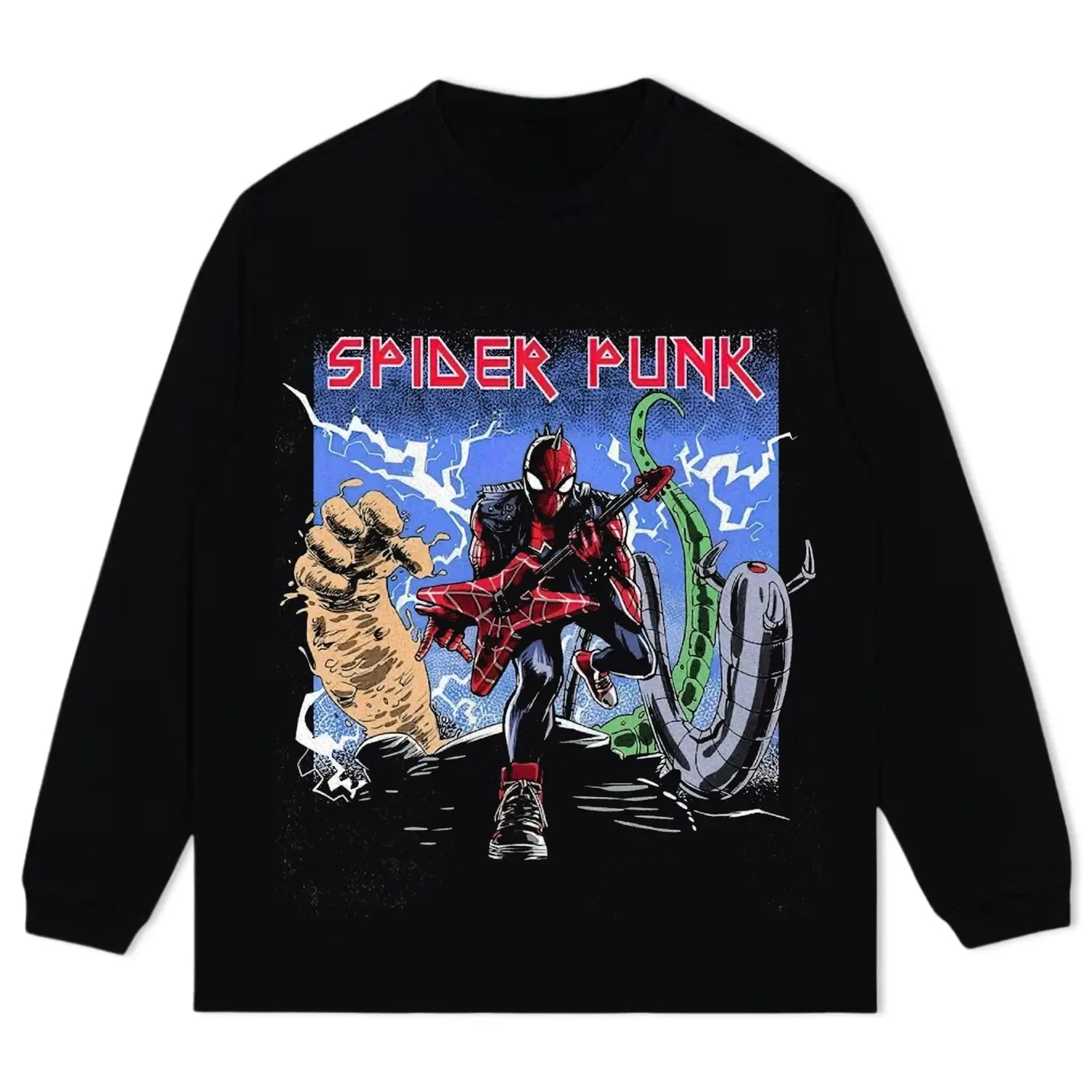 BLACK LONG SLEEVES T-SHIRT