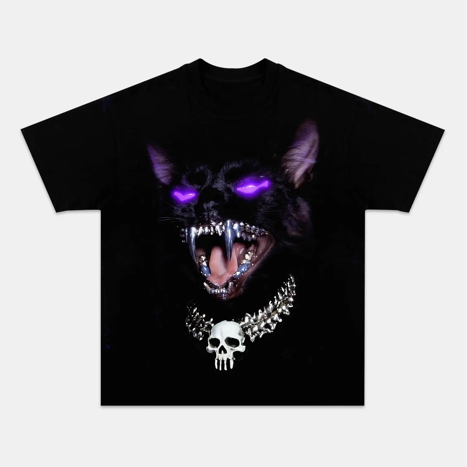 RETRO STREET STYLE & DARK CAT TEE - POPCHANGER