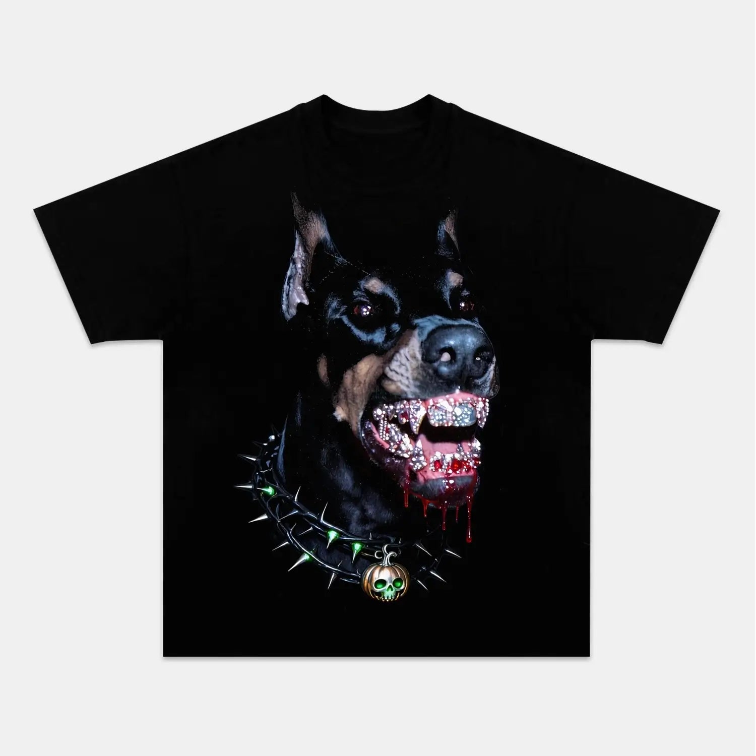 RETRO STREET STYLE & DARK DOBERMAN TEE - POPCHANGER