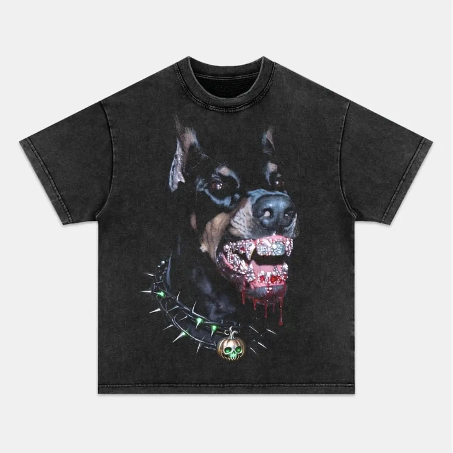 RETRO STREET STYLE & DARK DOBERMAN TEE - POPCHANGER
