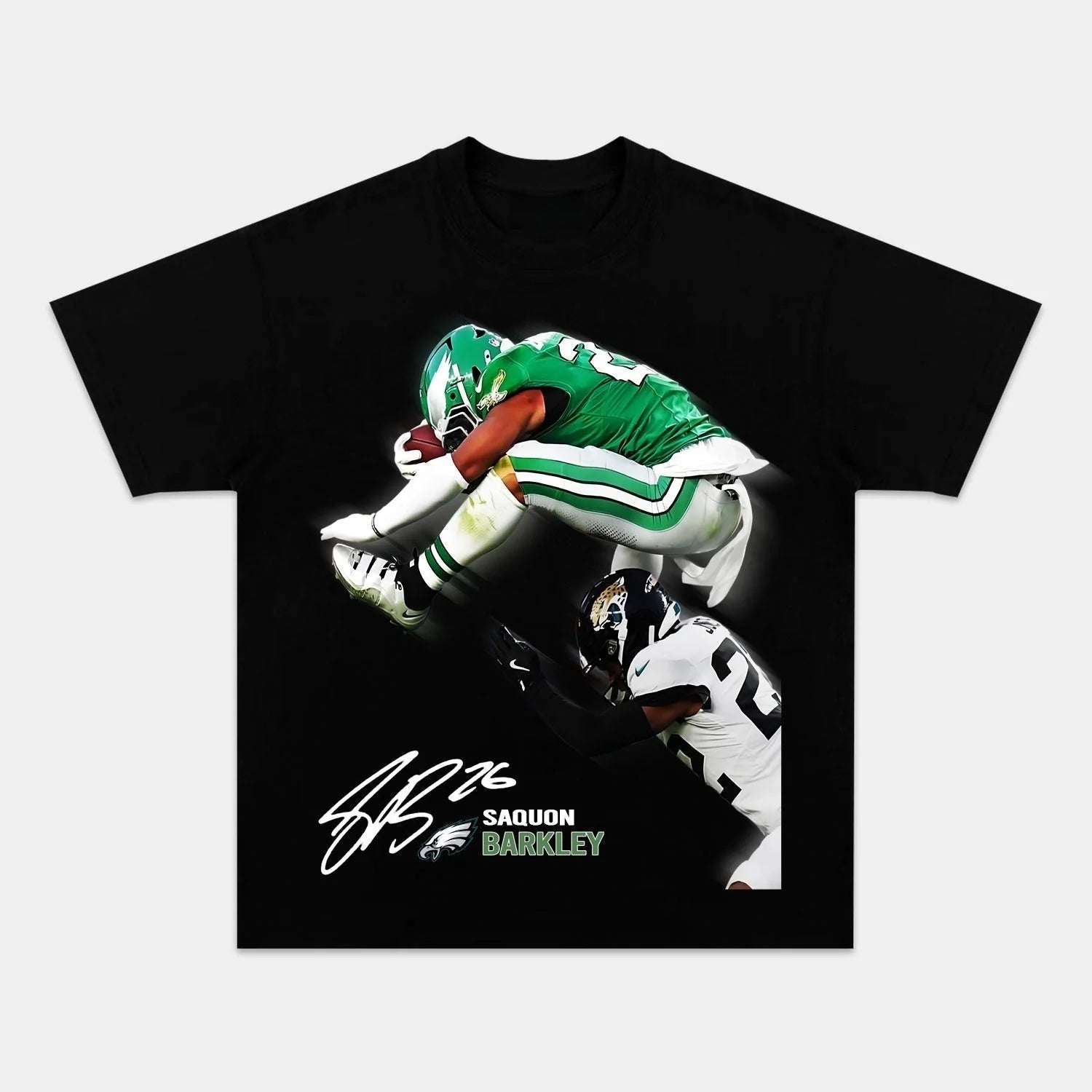 SAQUON REVERSE HURDLE TEE - POPCHANGER