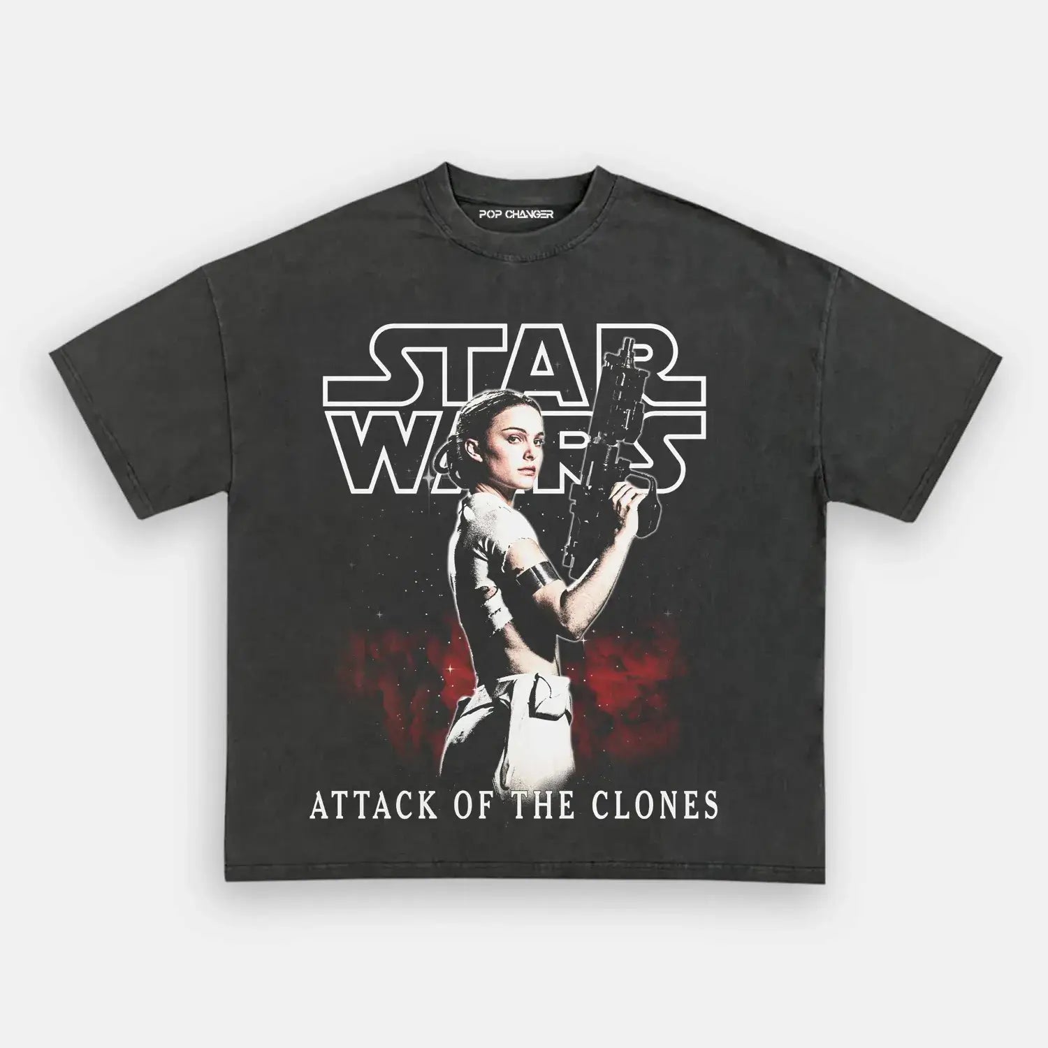 STAR WARS ATTACK OF THE CLONES 2002 VINTAGE TEE - POPCHANGER