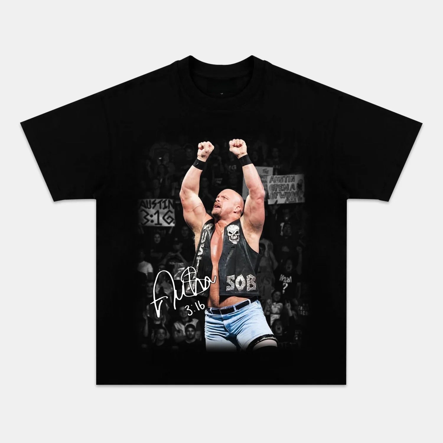 STEVE AUSTIN 3.5 TEE - POPCHANGER