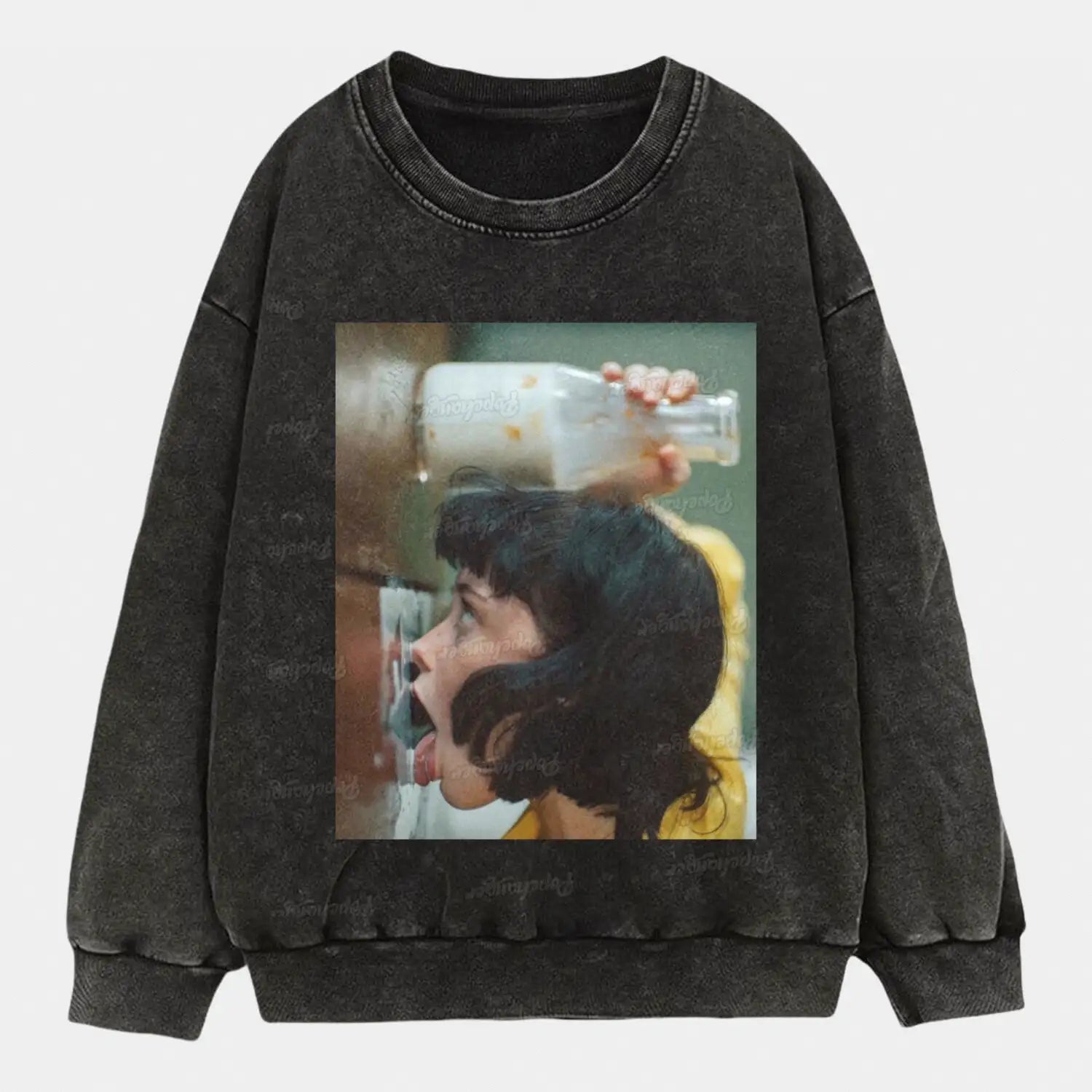 The Girl Licking Milk Tee