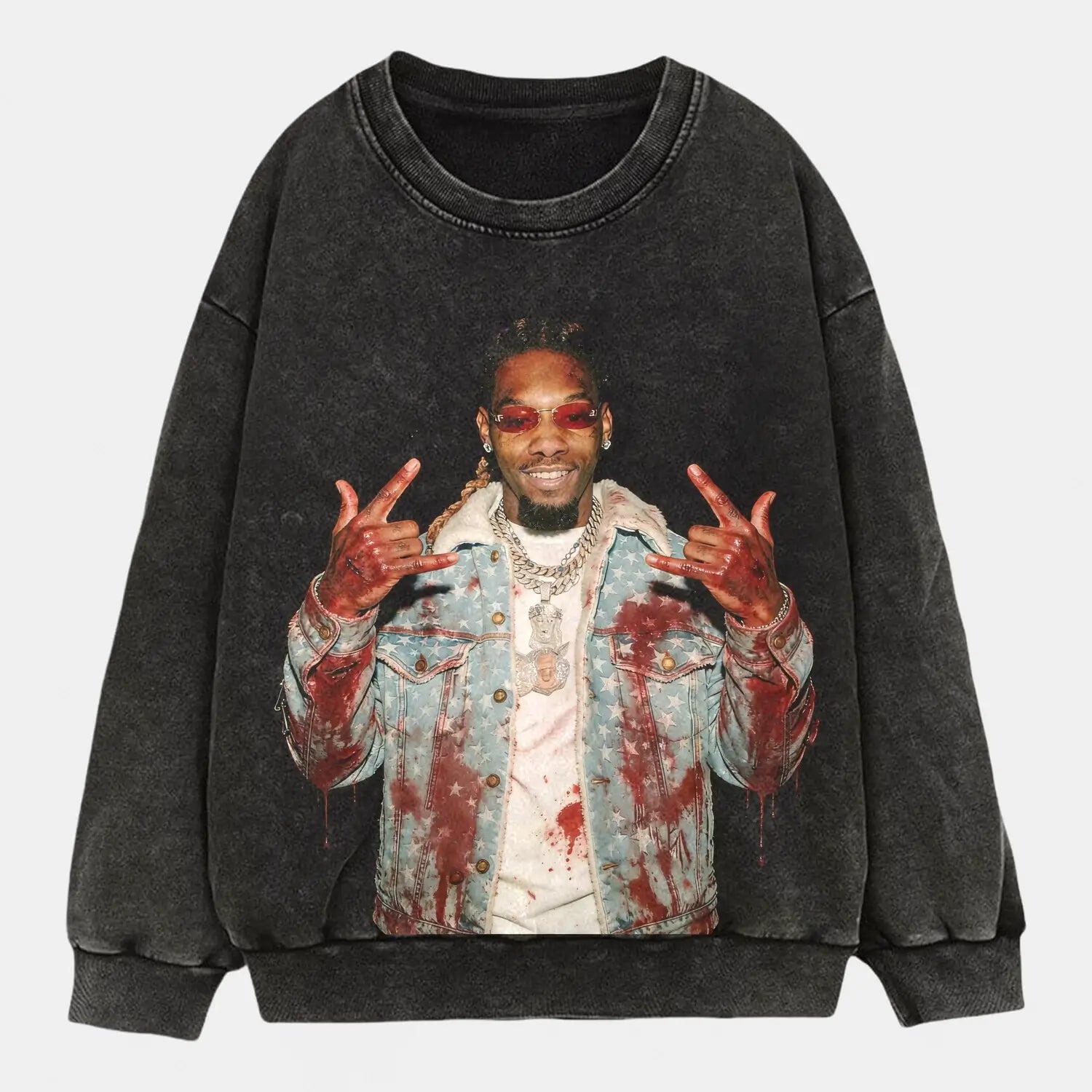 Offset Blood Tee
