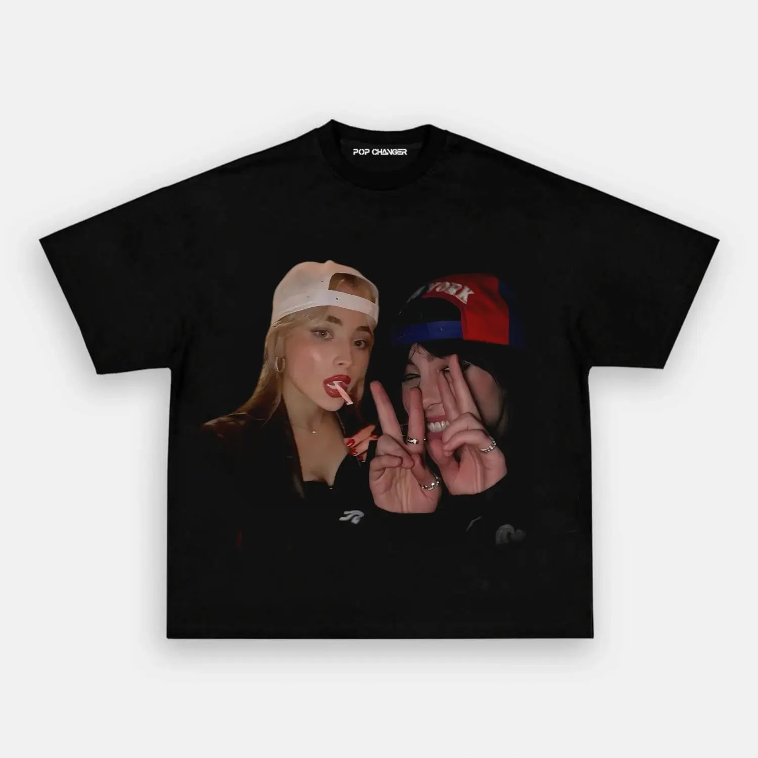 Sabrina Carpenter & Billie Eilish Tee - POPCHANGER