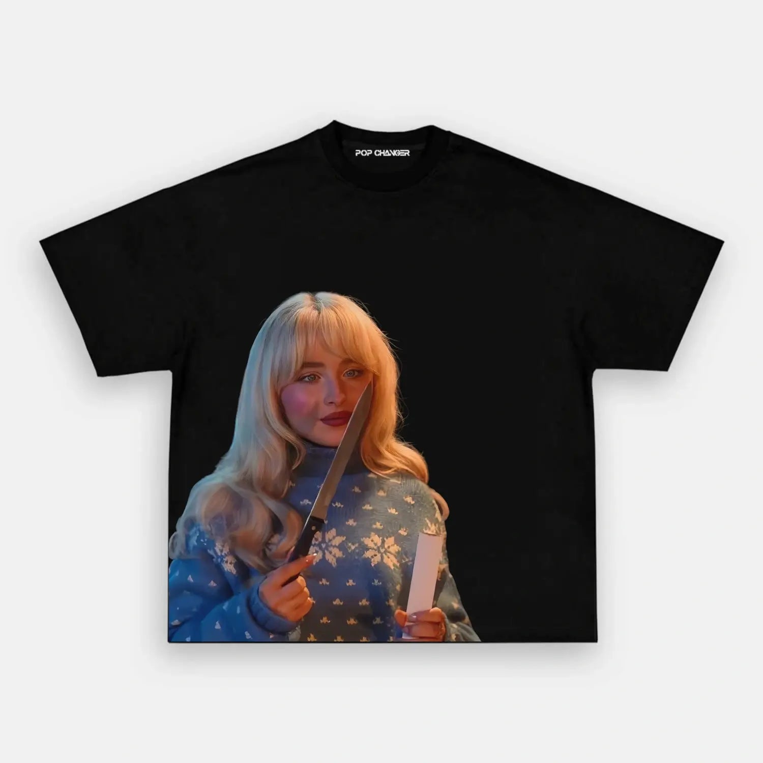 Sabrina Carpenter Knife Tee - POPCHANGER