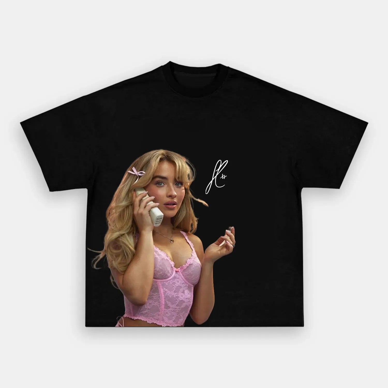 Sabrina Carpenter Phone Tee - POPCHANGER
