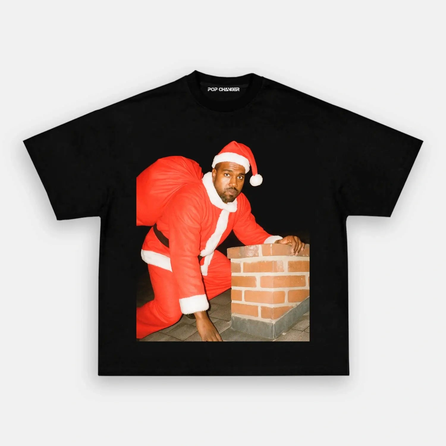 Santa Kanye Tee - POPCHANGER