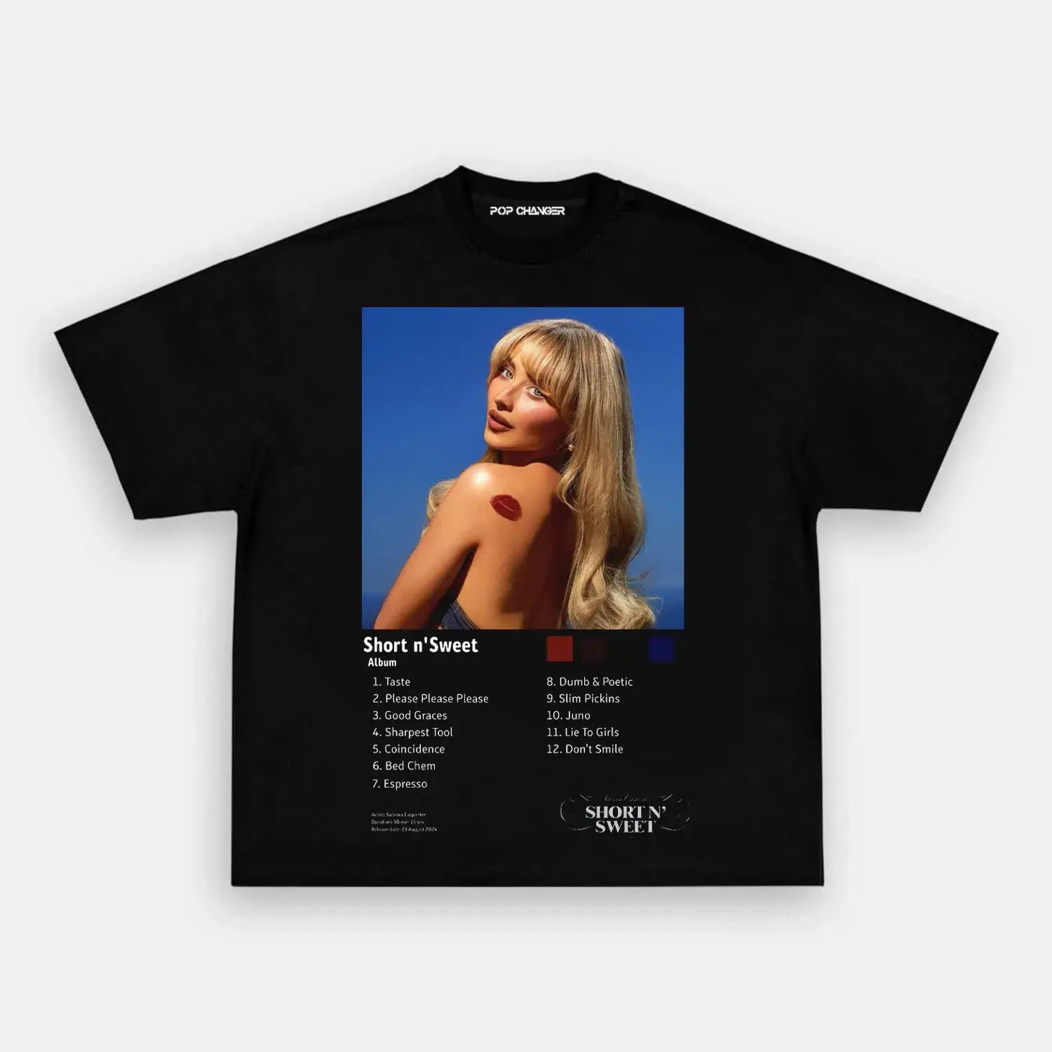 Short n' sweet Sabrina carpenter Tee - POPCHANGER